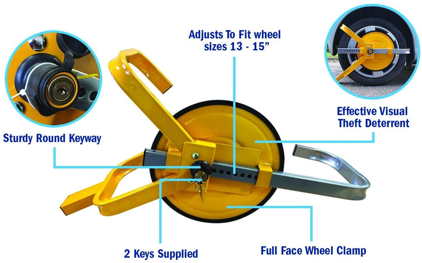 Wheel Clamp Wheel Lock
