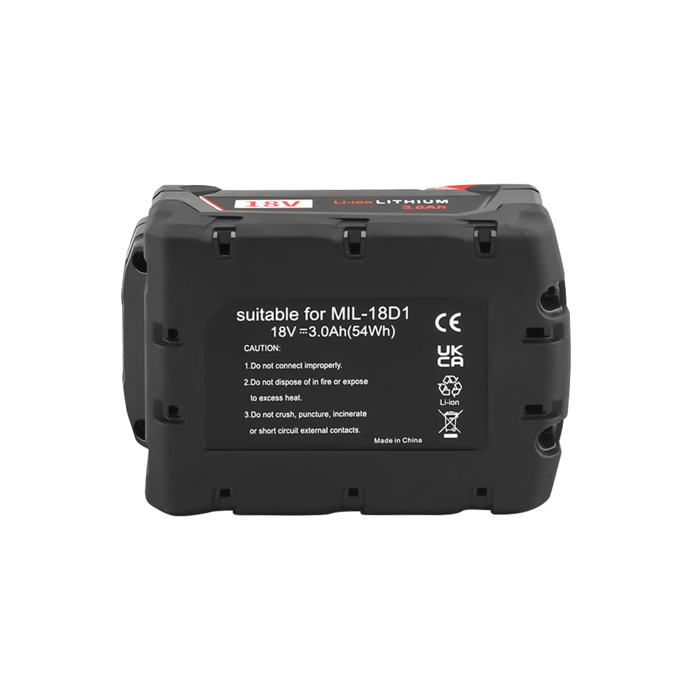 Milwaukee M18 18V 3.0Ah Battery Compatible Replacement