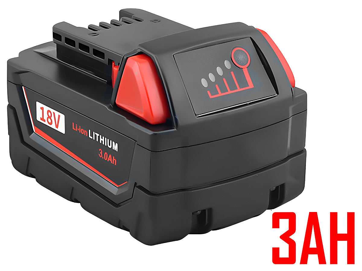 Milwaukee M18 18V 3.0Ah Battery Compatible Replacement