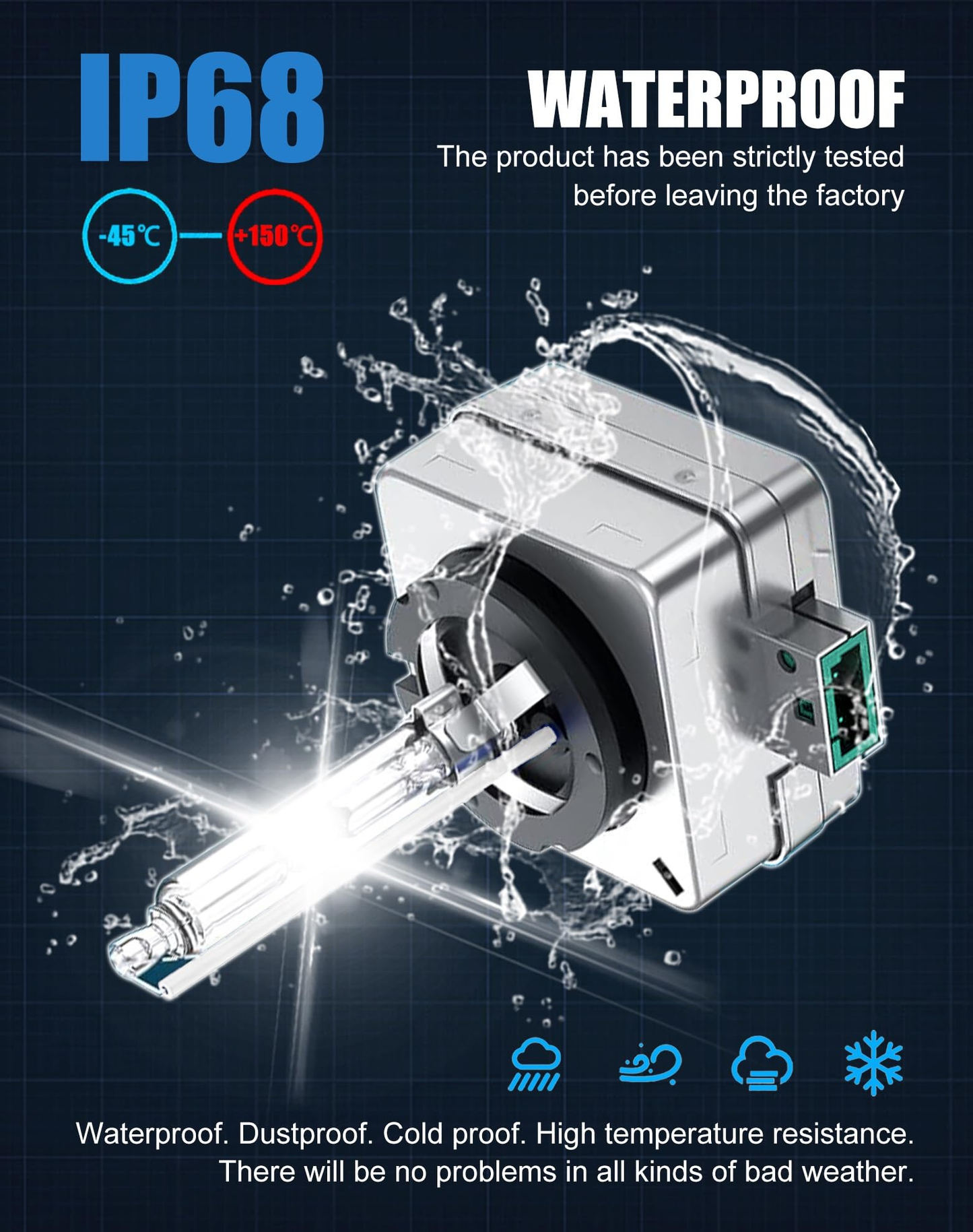 D3S HID Xenon Car Headlight Bulb 6000K