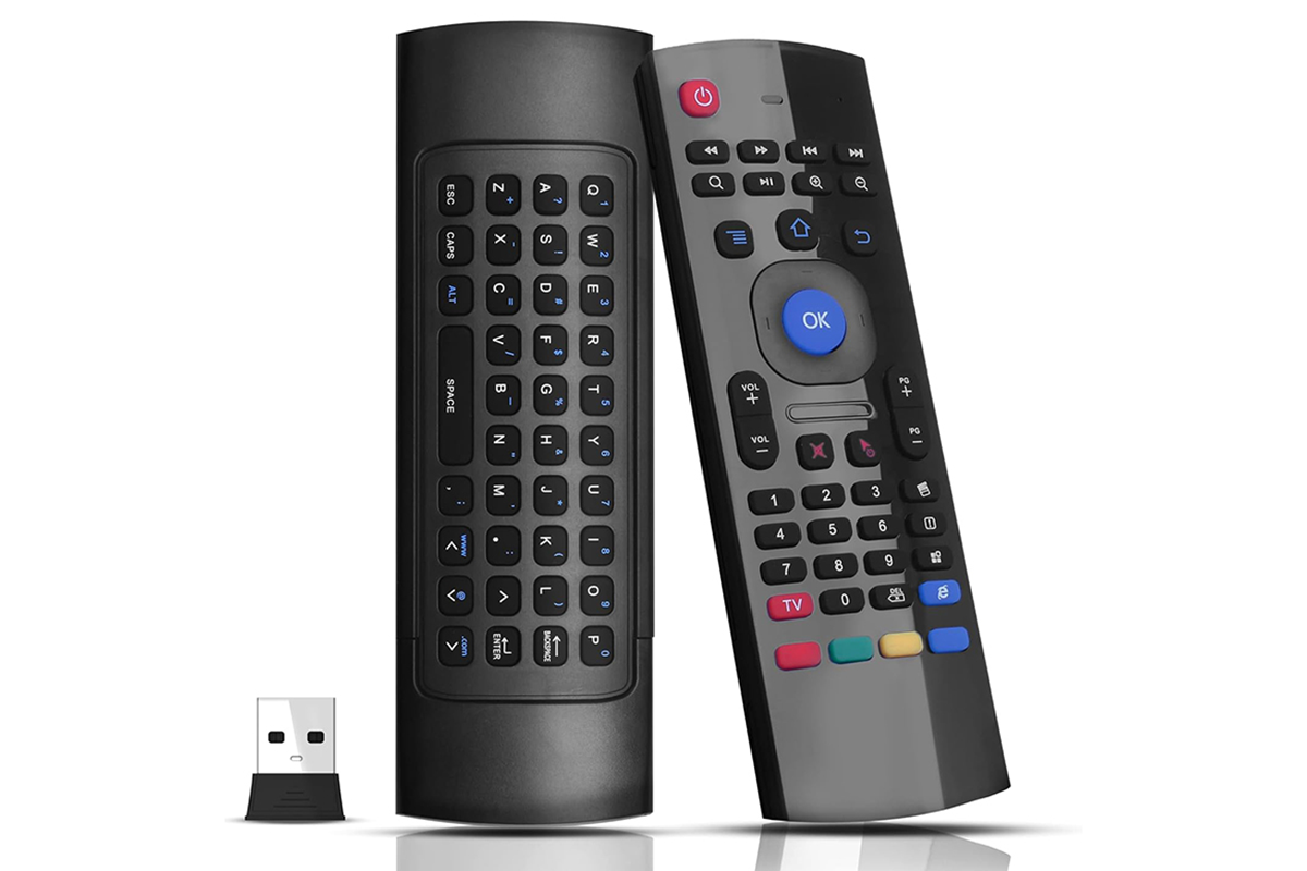 Wireless Air Mouse Remote with Keyboard
