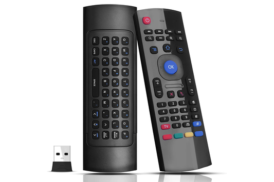 Wireless Air Mouse Remote with Keyboard