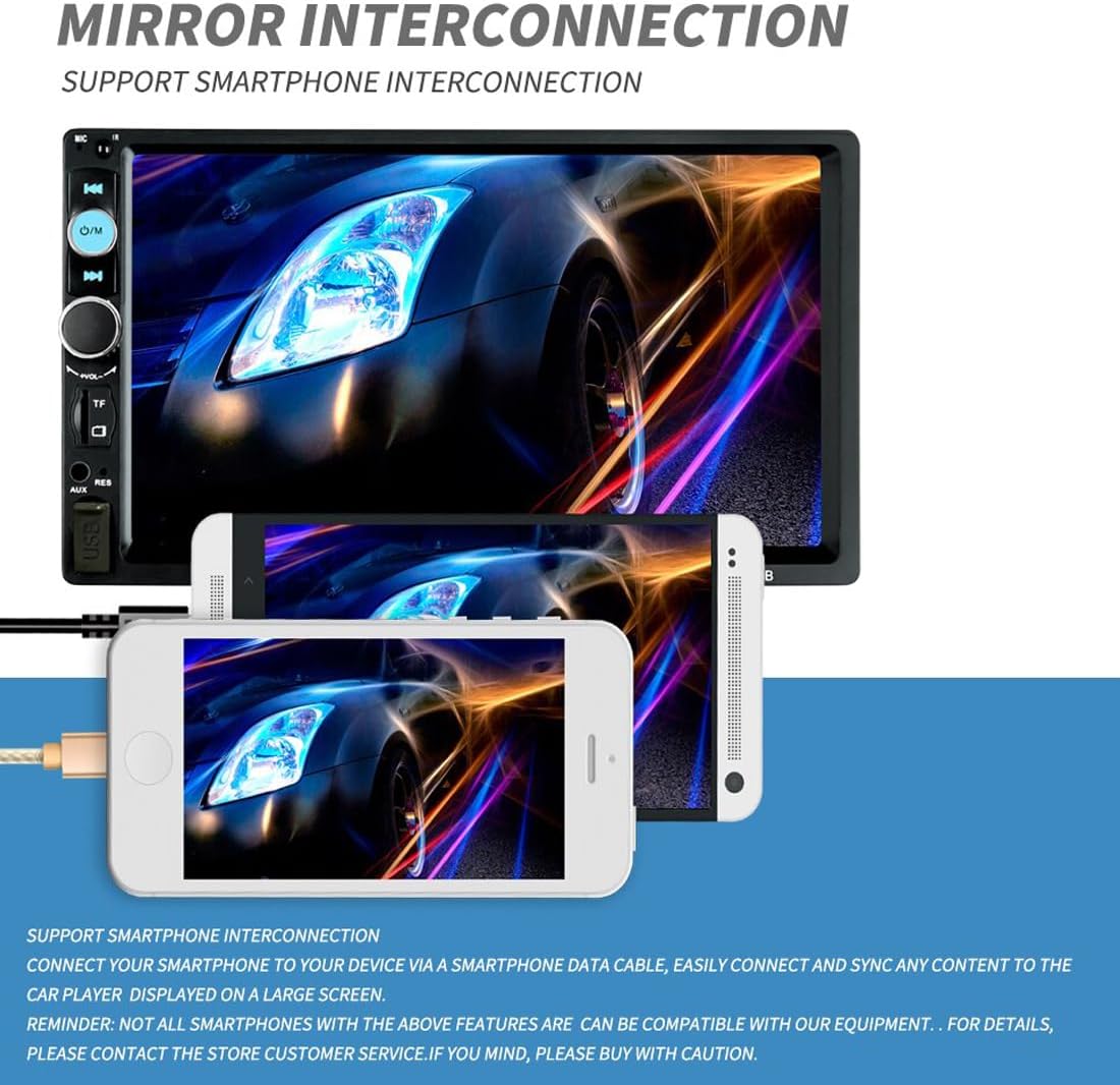 Car Stereo 2 DIN Bluetooth + Camera + Steering wheel control