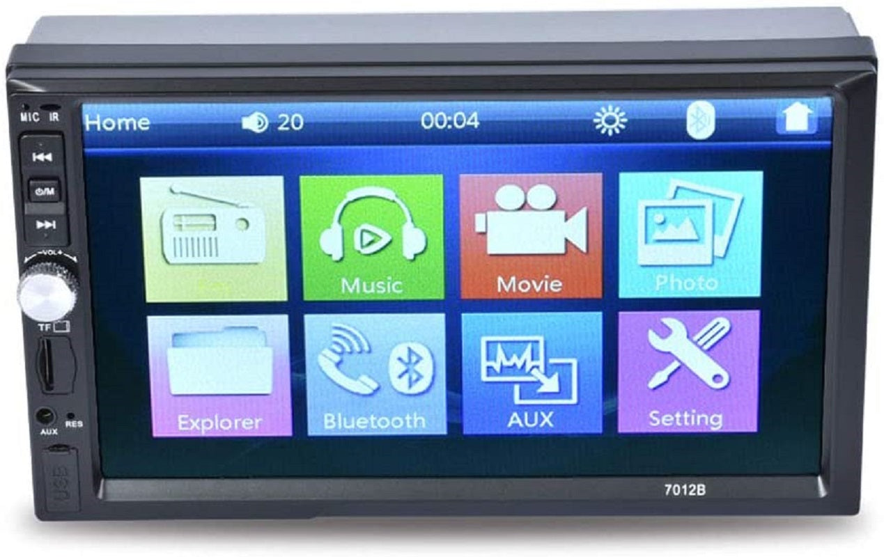 7" Double DIN Touch Bluetooth Car Stereo