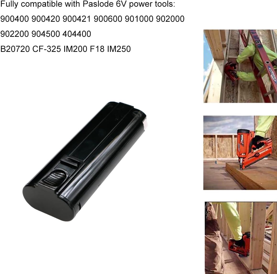 Paslode Battery Replacement 3AH 2PCS
