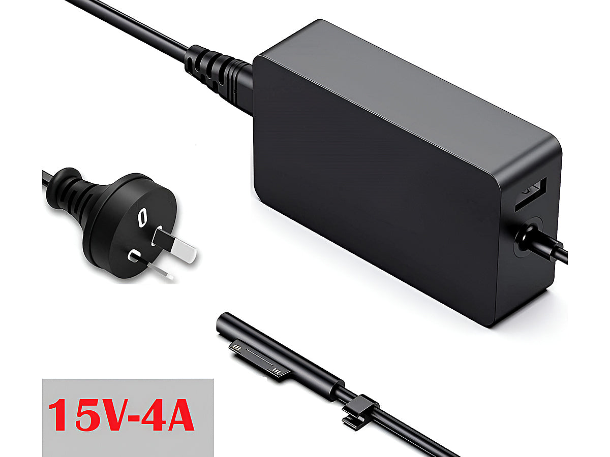 65W Power Adapter Charger for Microsoft Surface Pro X Pro 7 Pro 6 Pro 5 Pro 4 Pro 3 with Wall Plug and 6ft Power Cord