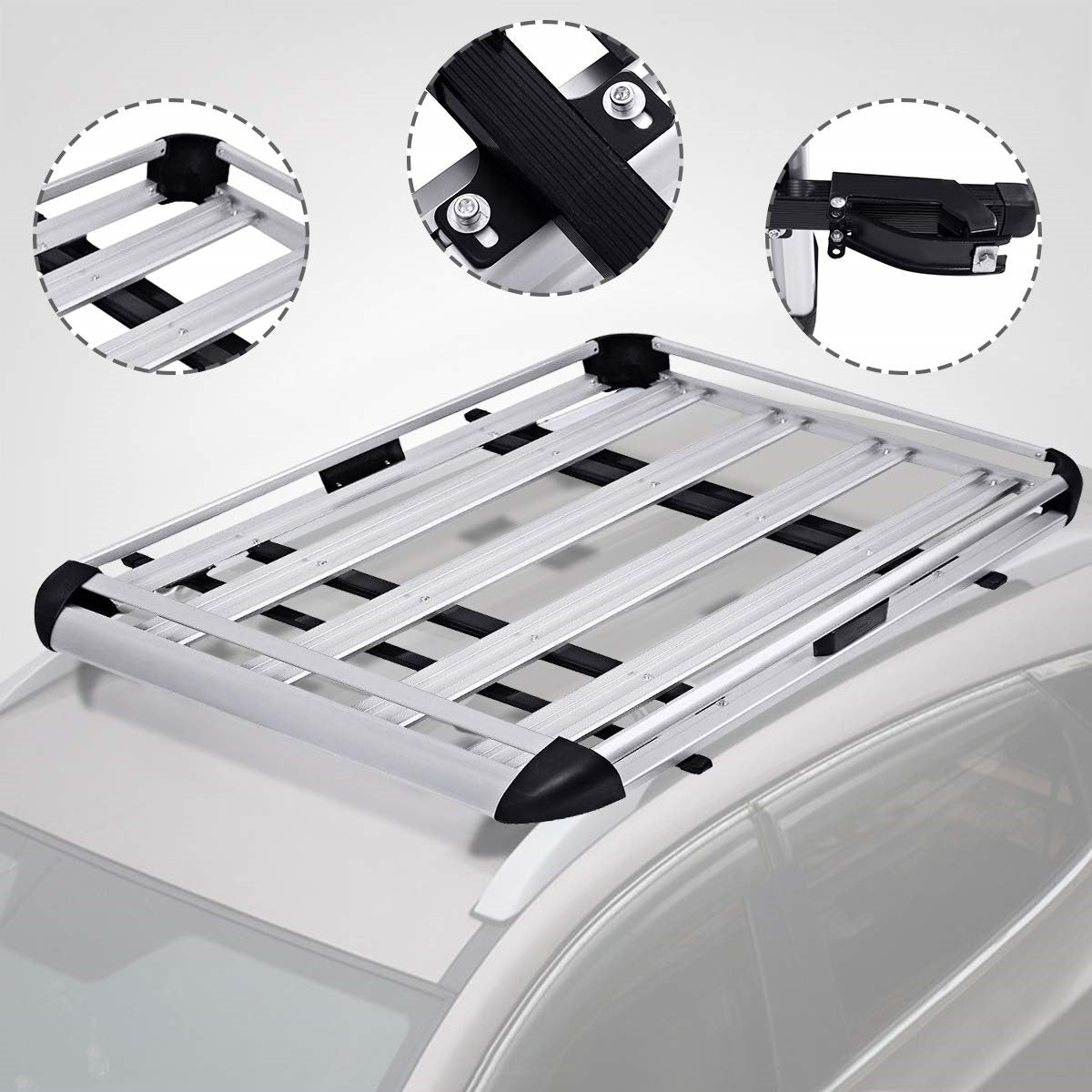 Universal Roof Rack Basket Car Top Luggage