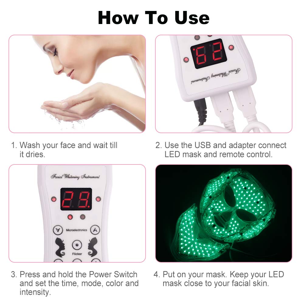 LED Light Therapy Face Mask