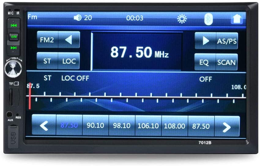 7" Double DIN Touch Bluetooth Car Stereo
