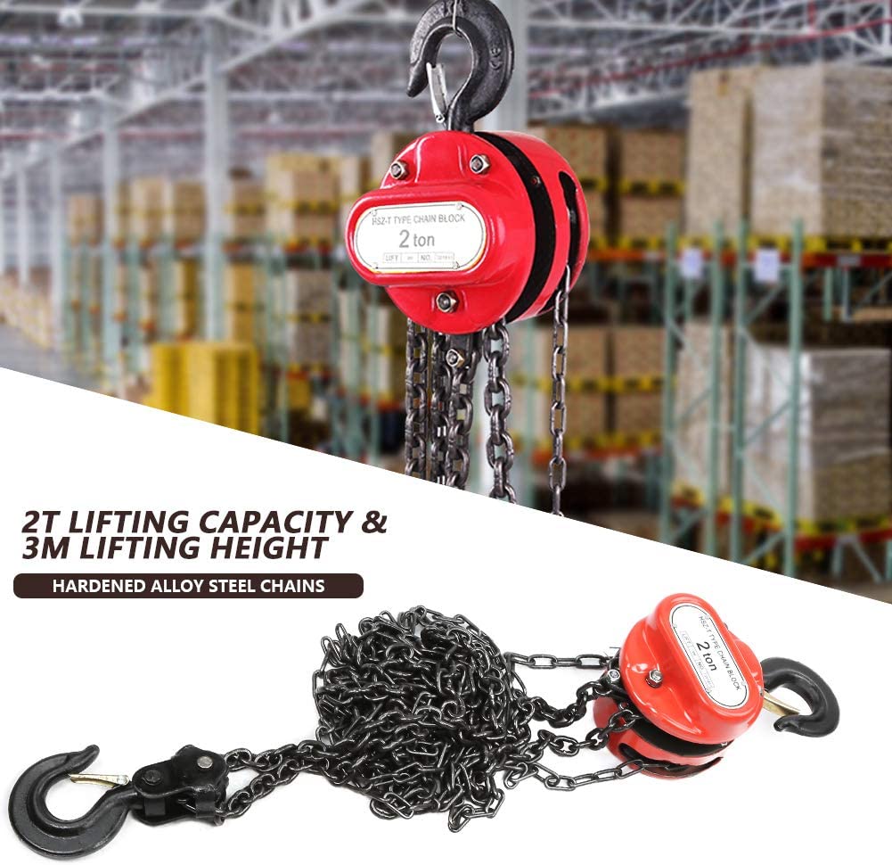 Chain Block Tackle Hoist 3M 2T