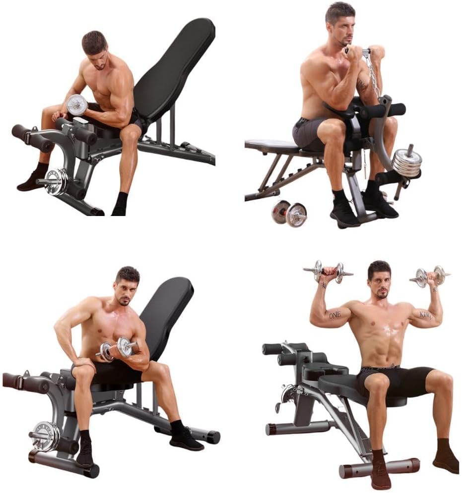 Adjustable FID Sit Up & Weight Bench