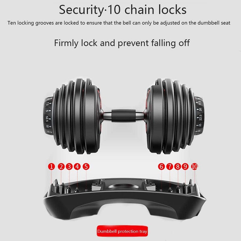 Adjustable Weights Dumbbell Set 24Kg Pair