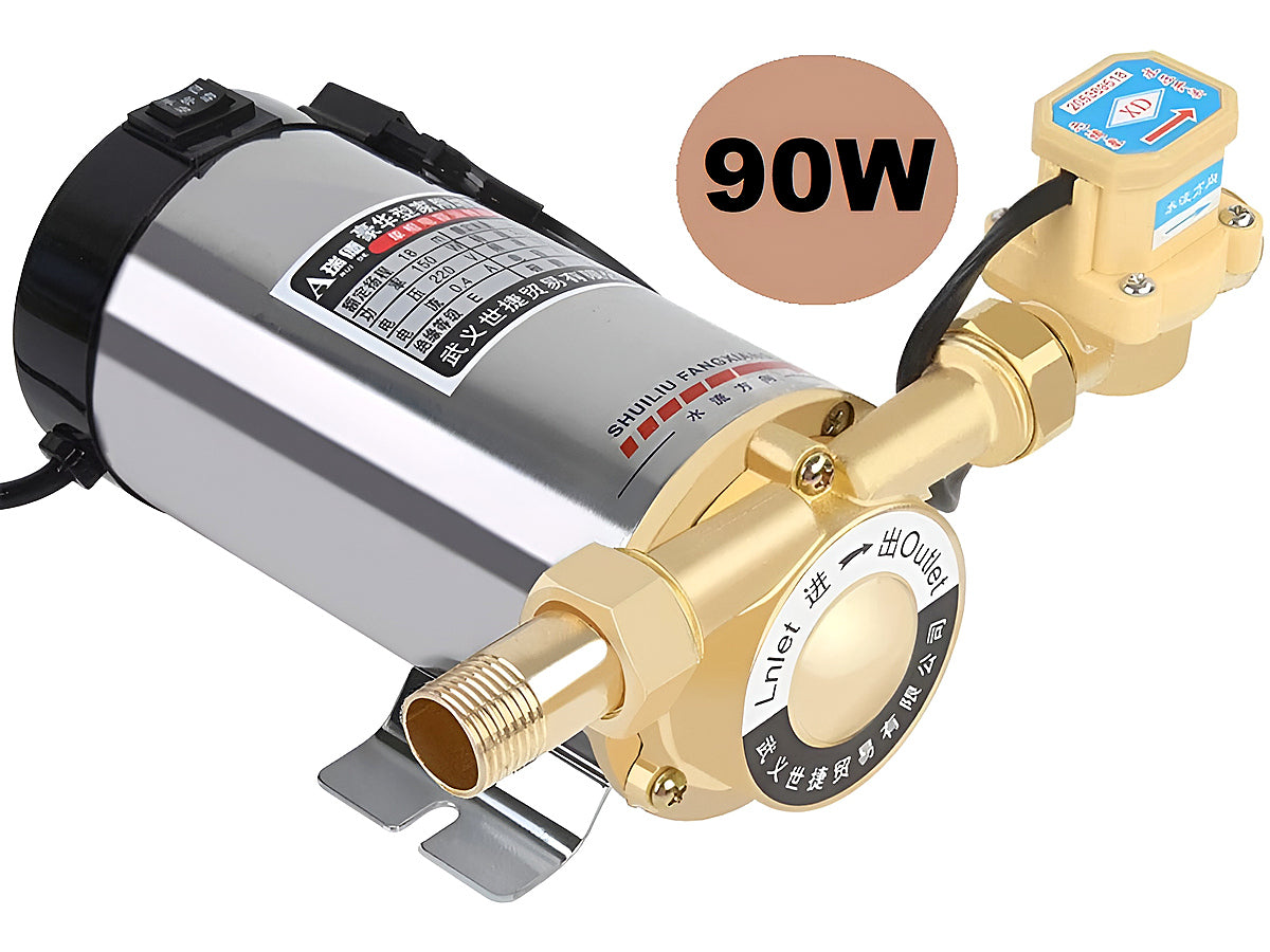 Low Pressure Shower Hot Water Booster Pump 90W