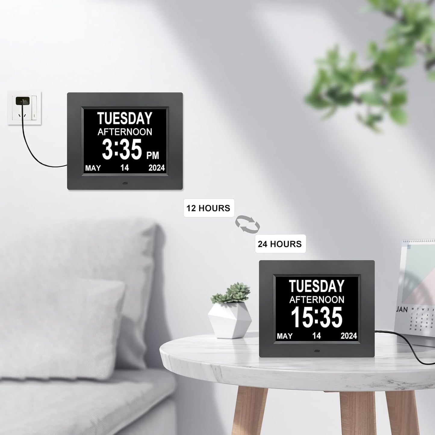 Alarm Clock Large LED Clock