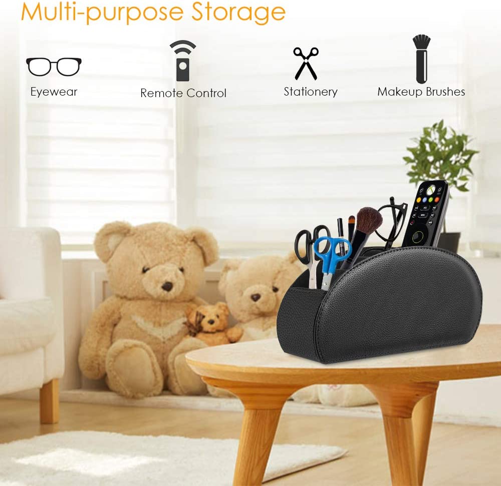 Phone TV Remote Control Tools Storage Box Home Desktop Desk Organizer Holder
