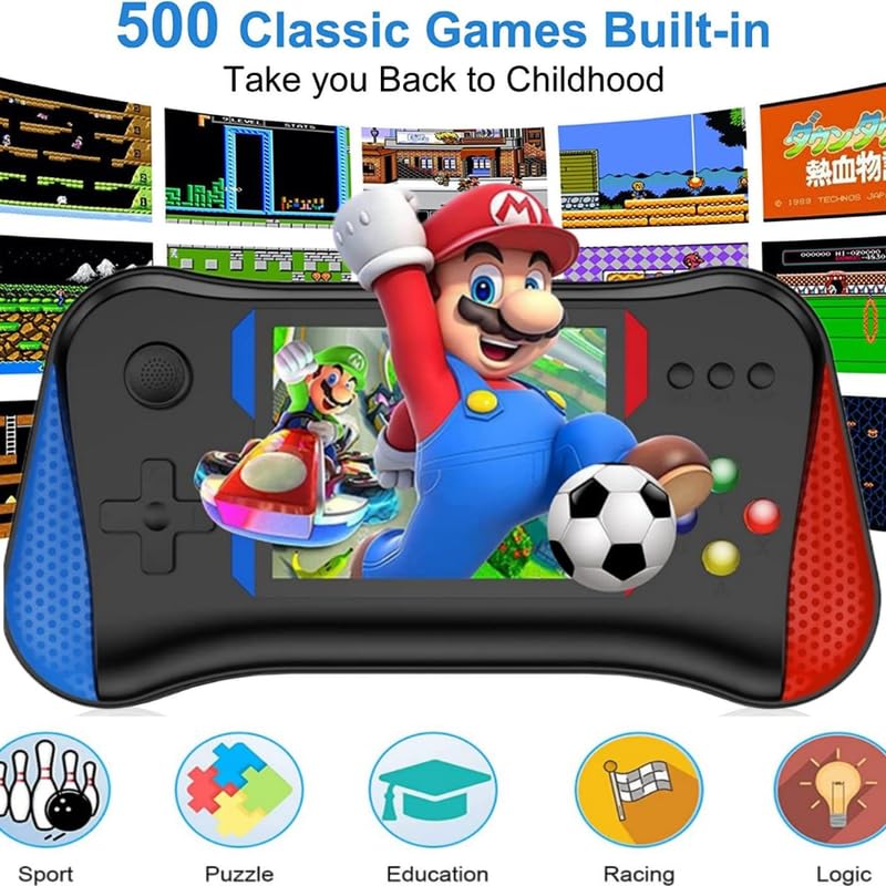 500 in 1 Retro Handheld Gaming Device