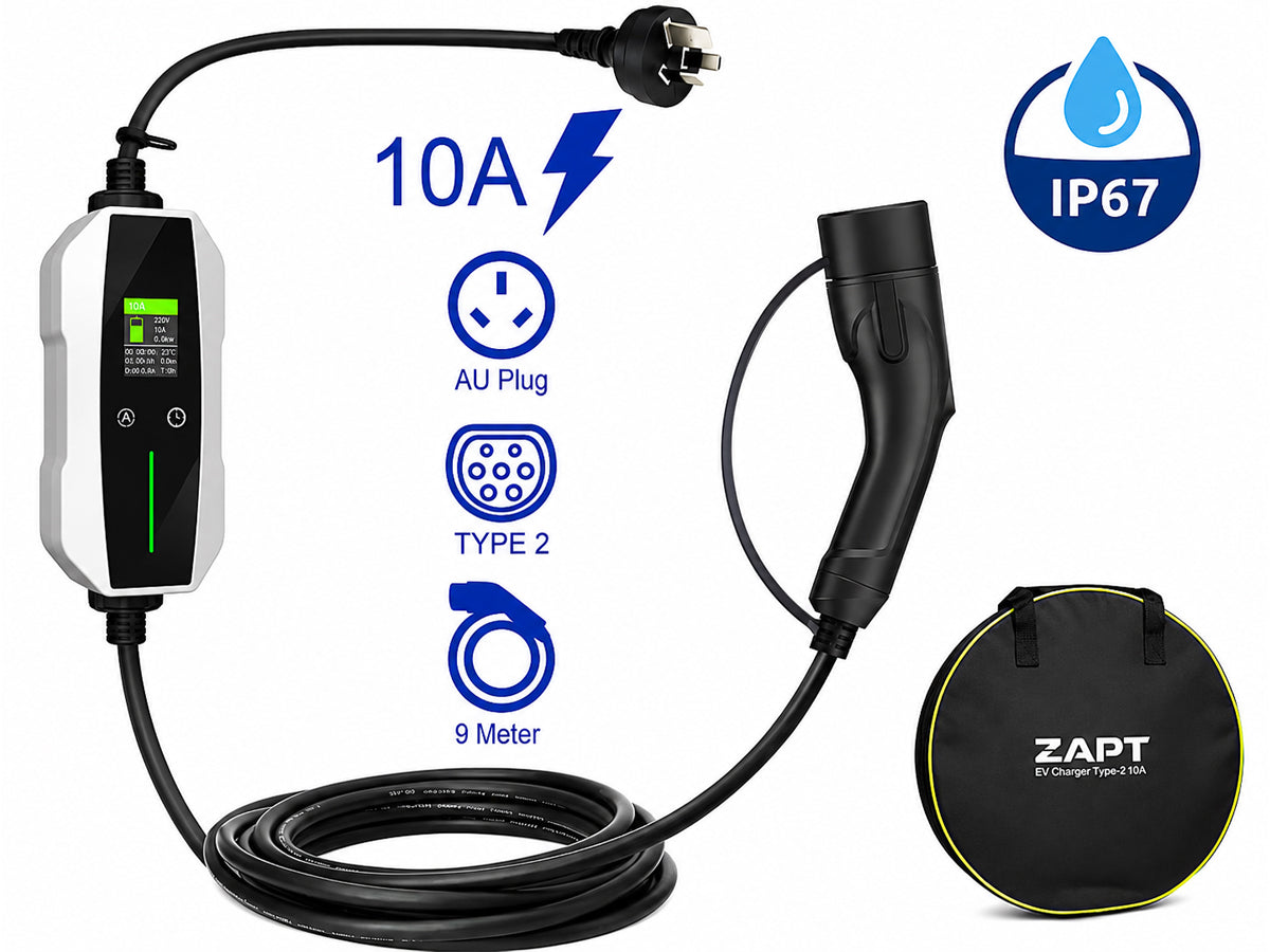 Type 2 EV Charger (10A, 2.3kW)