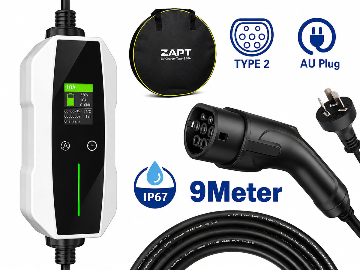 Type 2 EV Charger (10A, 2.3kW)