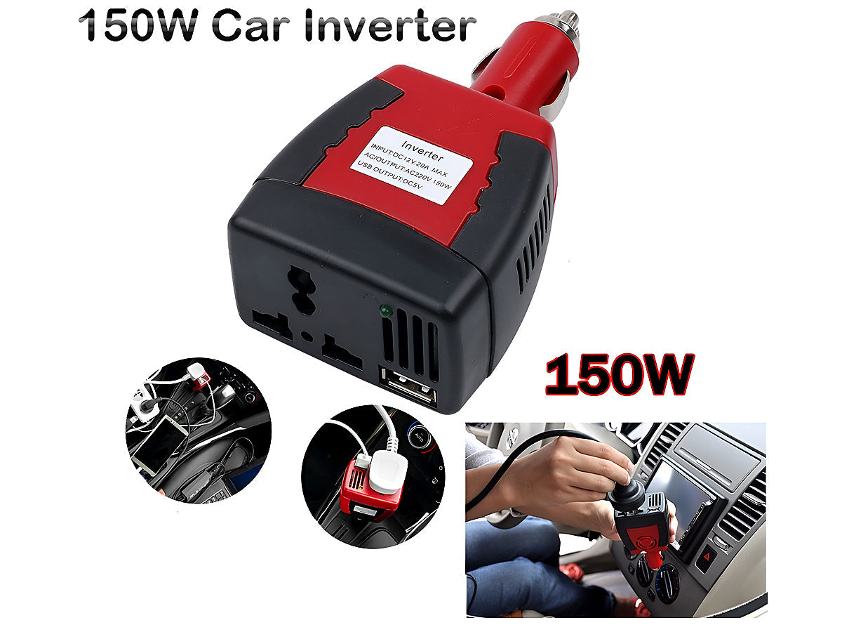150W Car Inverter 12V 220V
