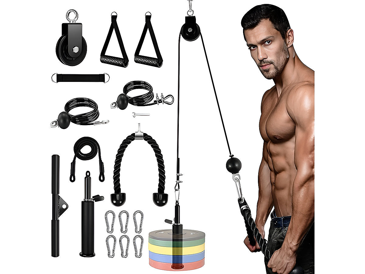 Fitness LAT and Lift Pulley System