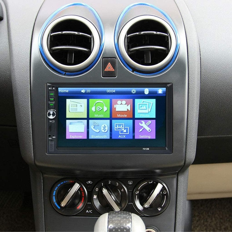 7" Double DIN Touch Bluetooth Car Stereo