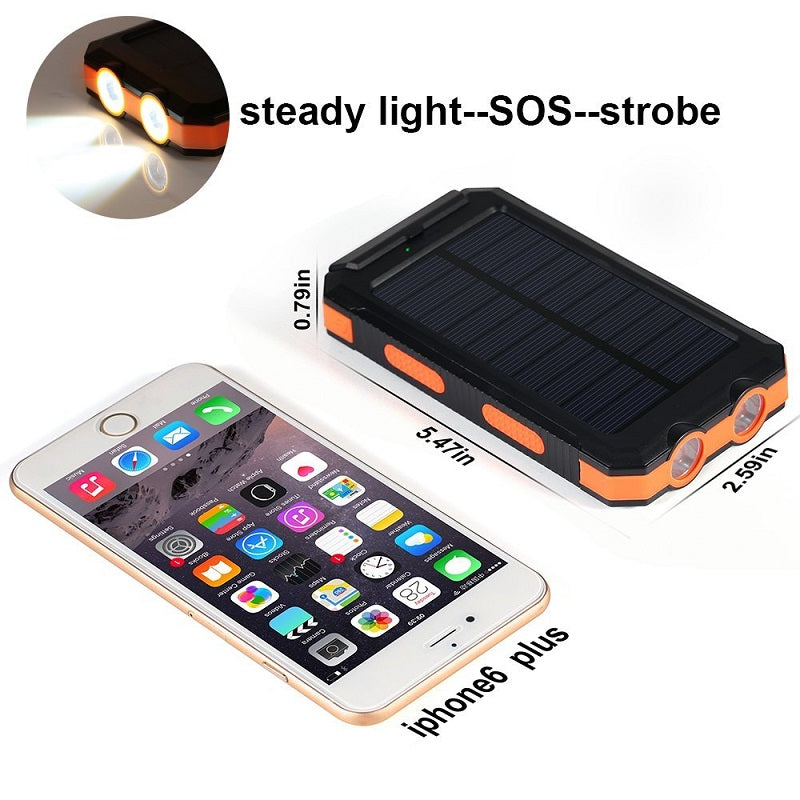 Solar Power Bank Solar Charger 20000Mah