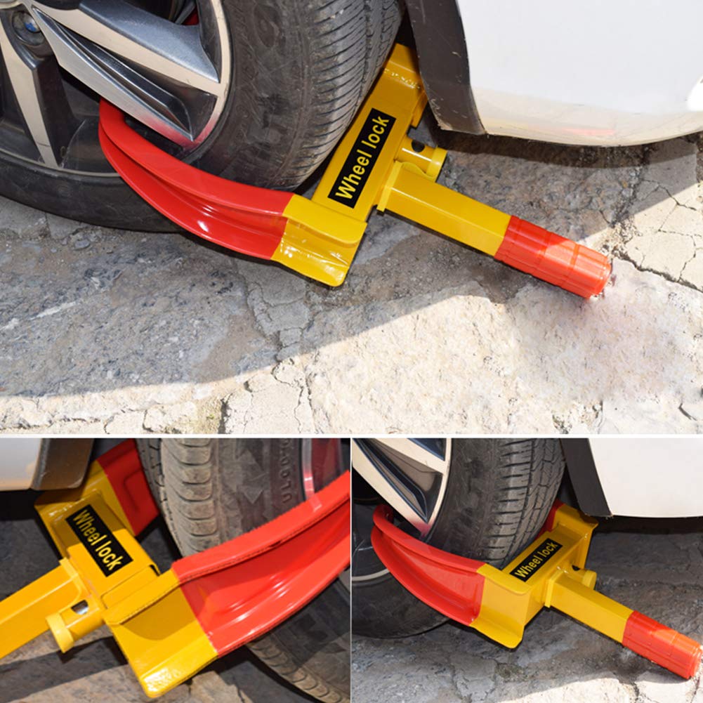 Wheel Clamp Heavy Duty Anti- Theft Wheel Lock
