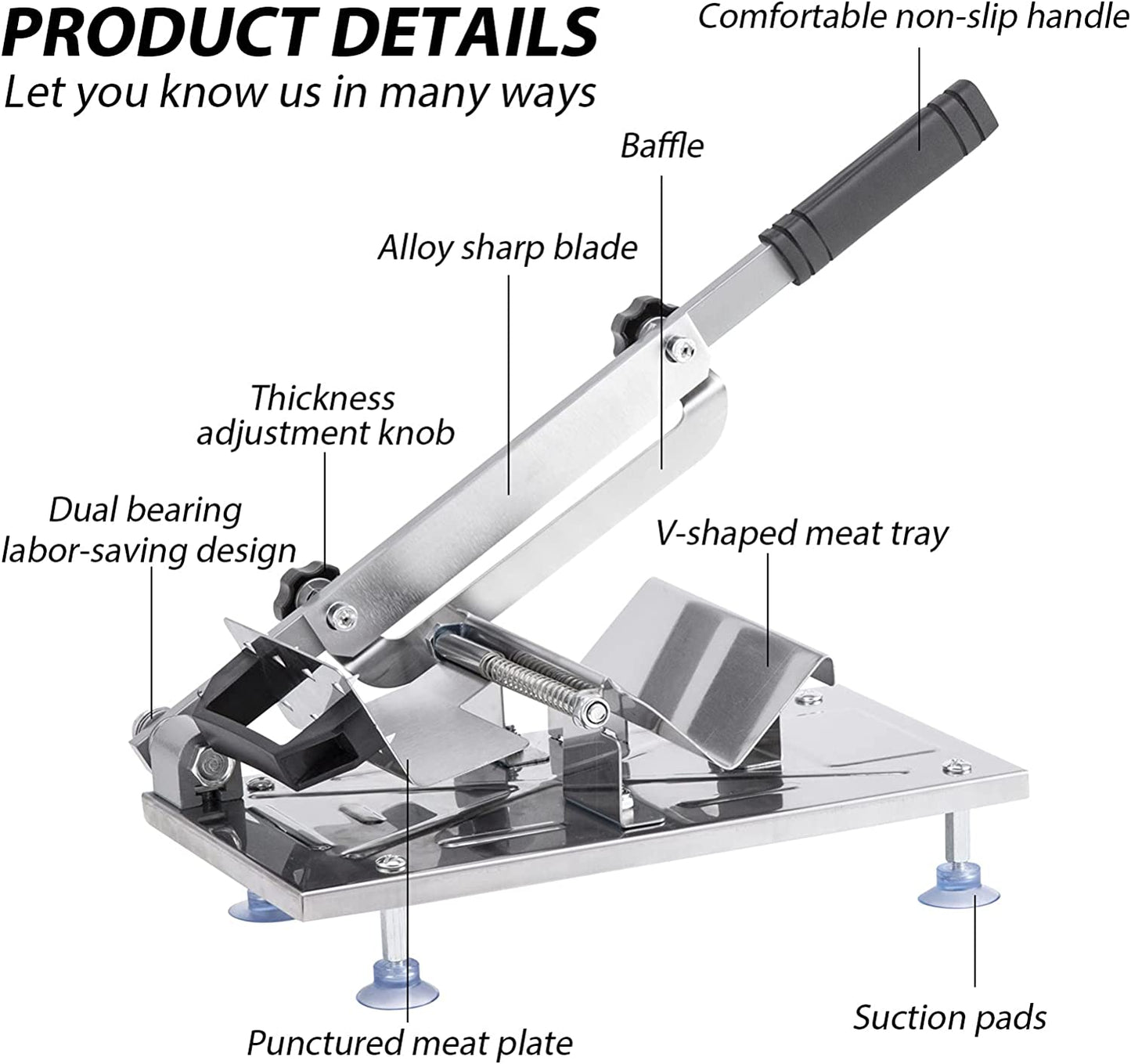 Frozen Meat Slicer Stainless Meat Cutter