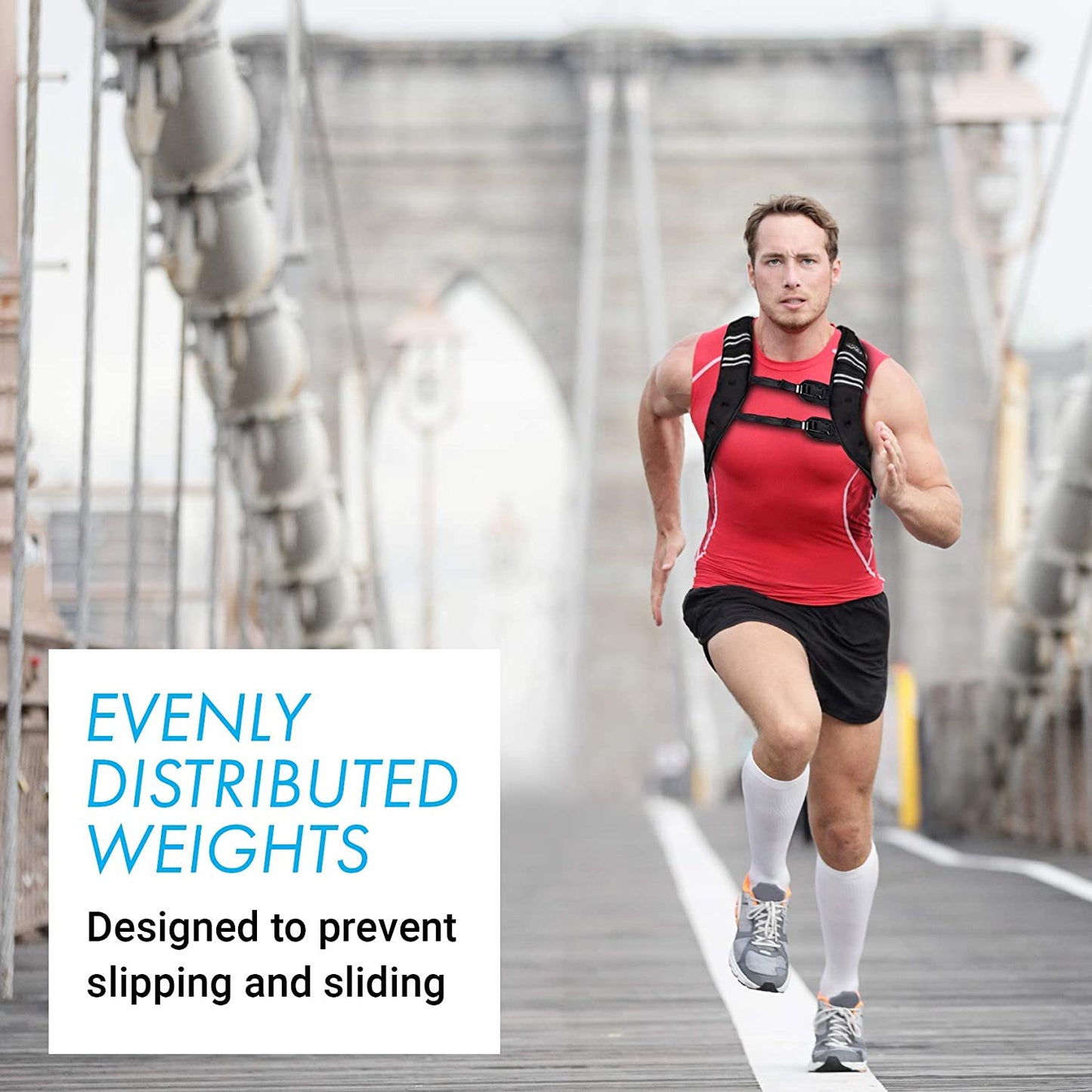 Weighted Vest Workout Equipment 10kg Adjustable