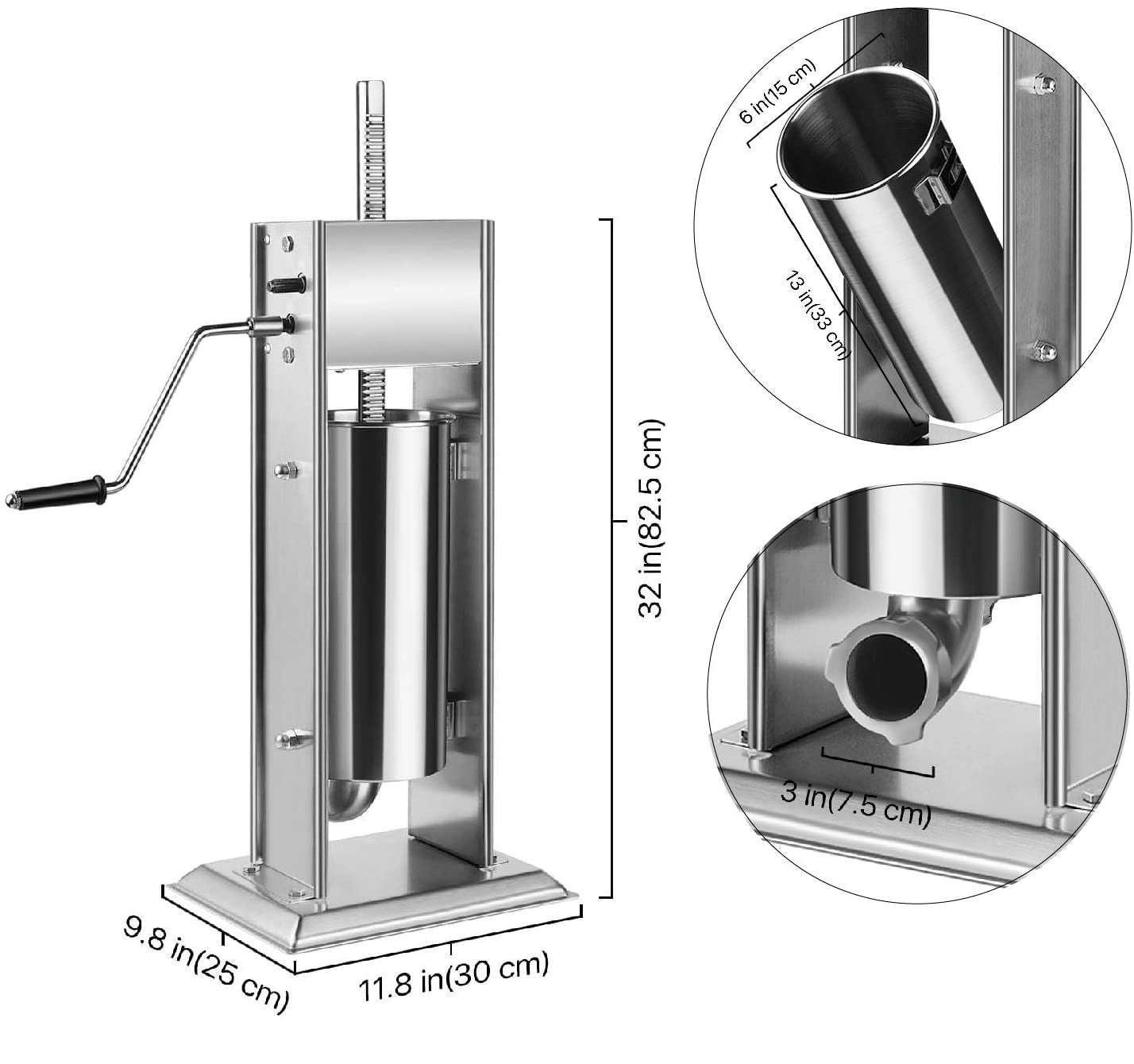 7L Sausage Maker Stuffer Filler