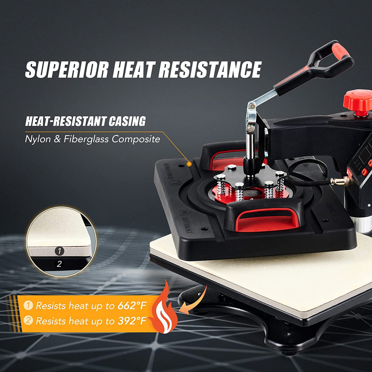 Digital Heat Press Machine 29X38CM