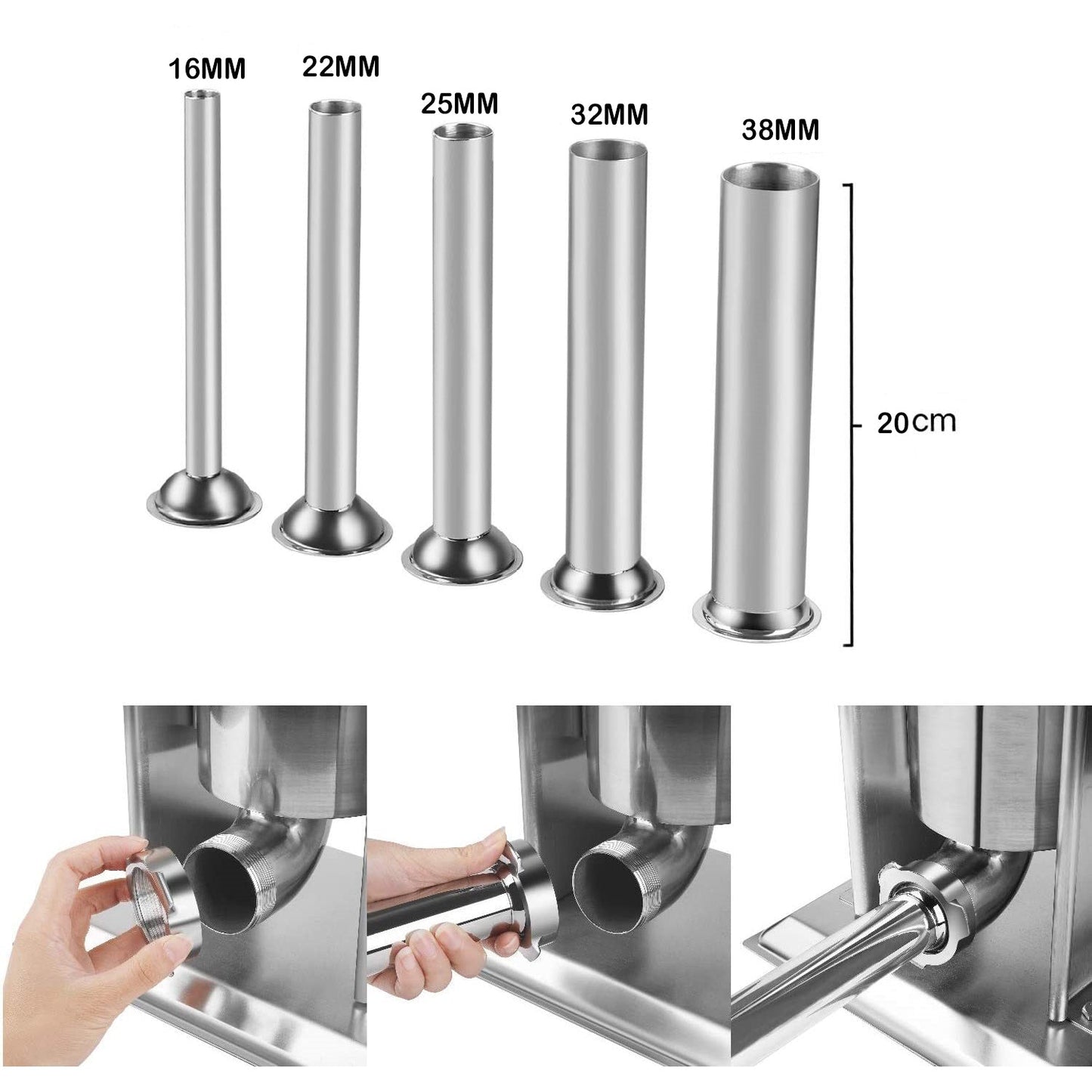 7L Sausage Maker Stuffer Filler