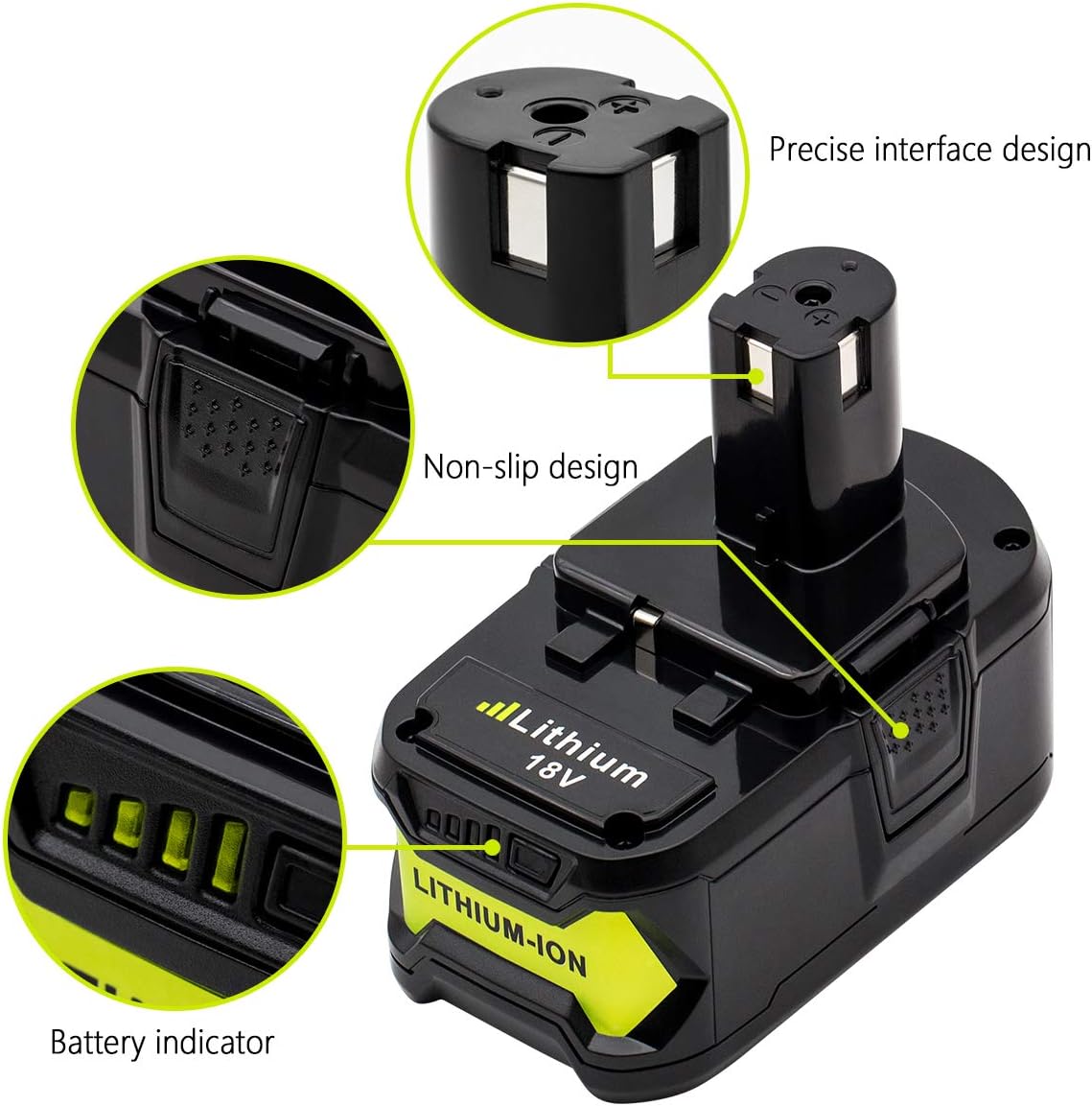 Cordless Paint Spray Gun for Ryobi Battery