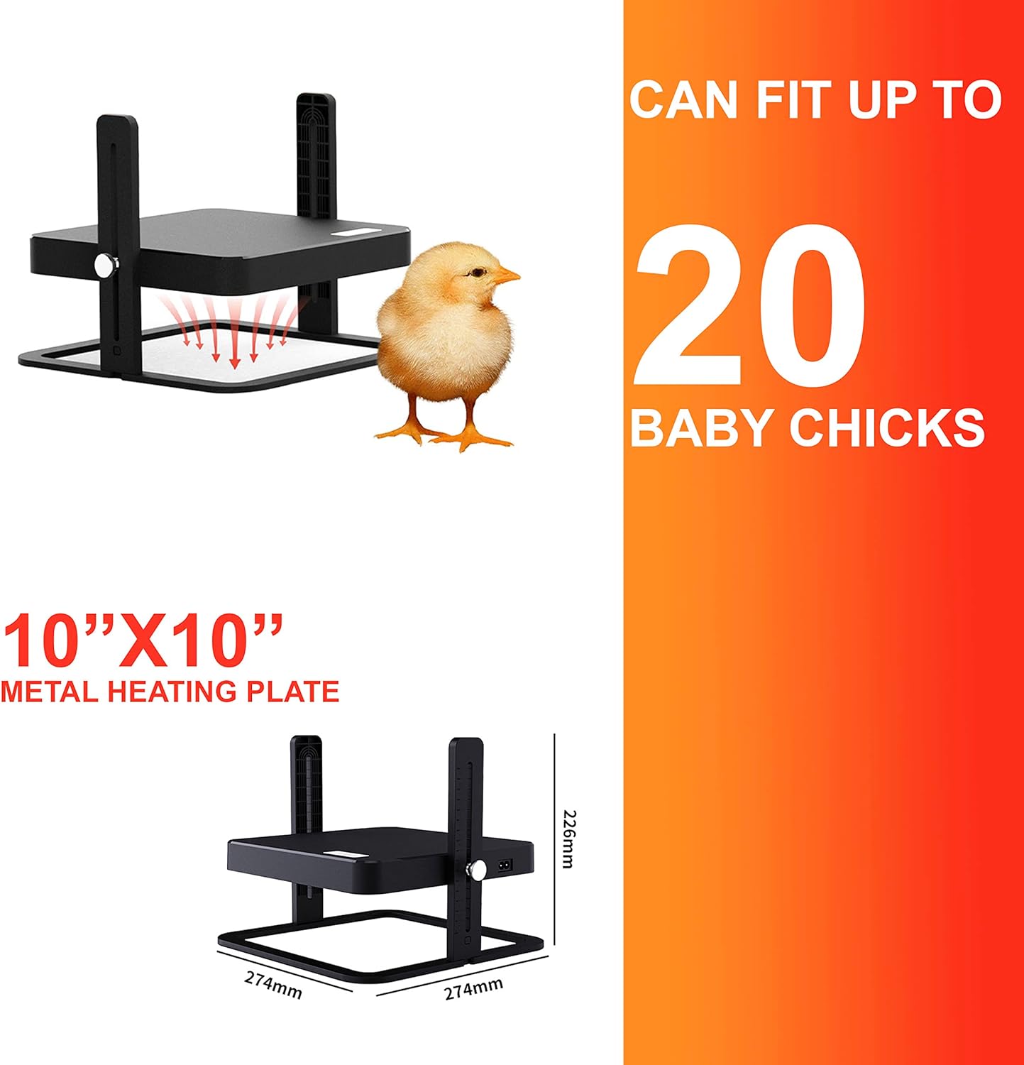 Chick Brooder Heating Plate Warmer,Chicken Coop Warmer