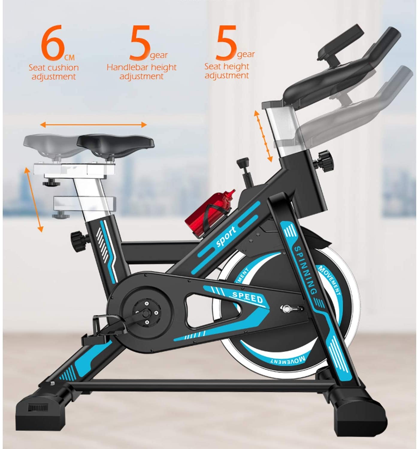 Exercises bike Heavy Duty Blue Spin bike