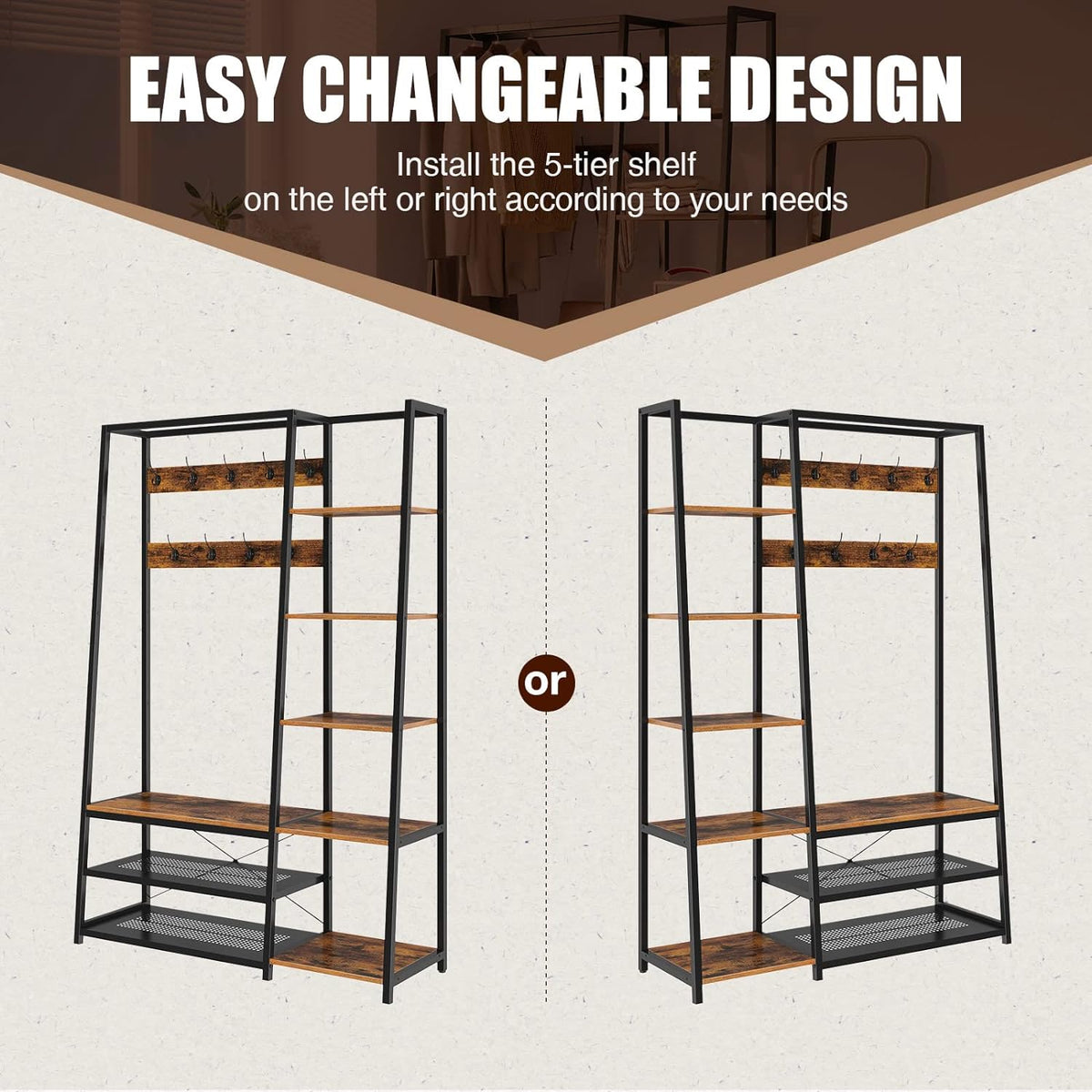 Coat Rack Clothes Rack Stand