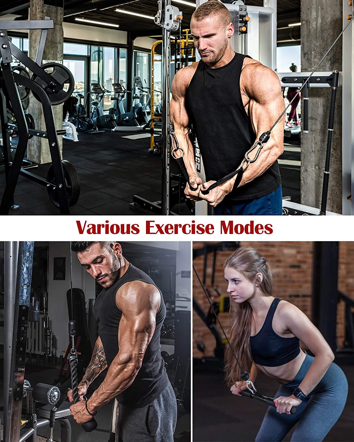 Fitness LAT and Lift Pulley System