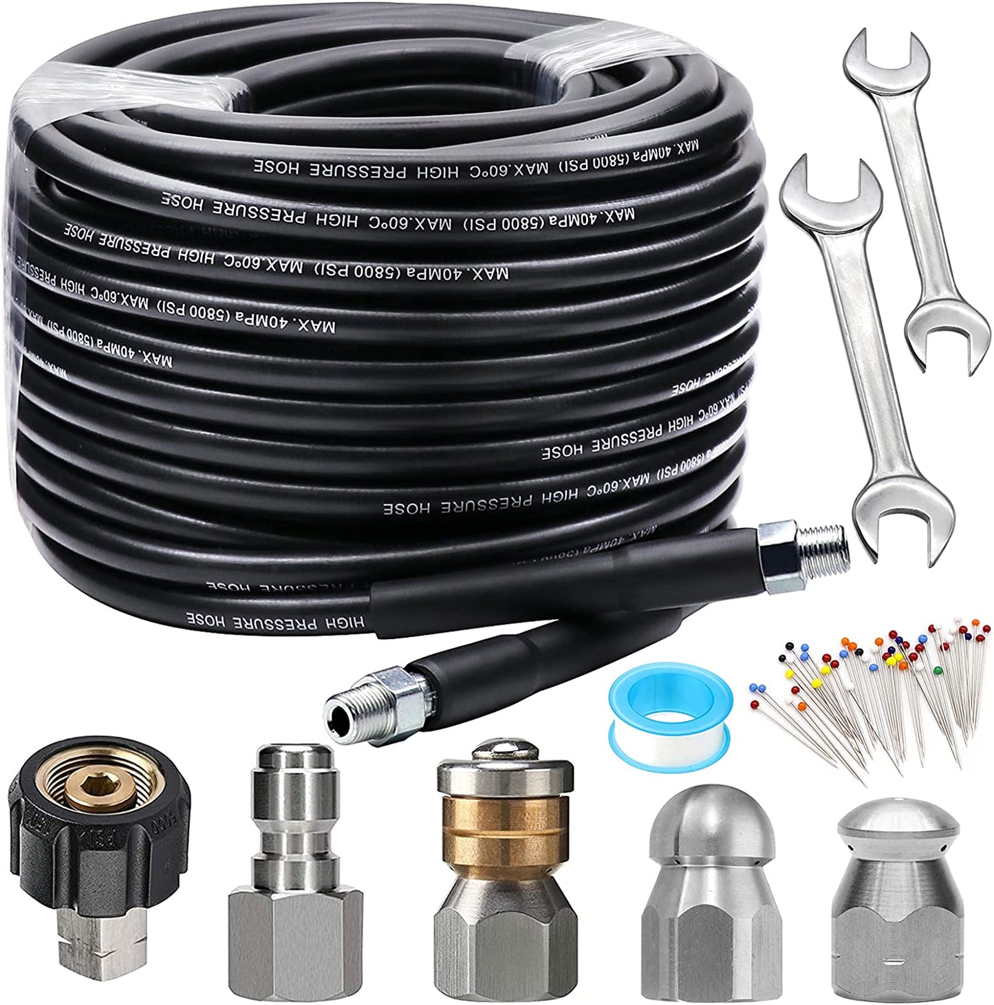 Drain Pipe Cleaning Kit 30m