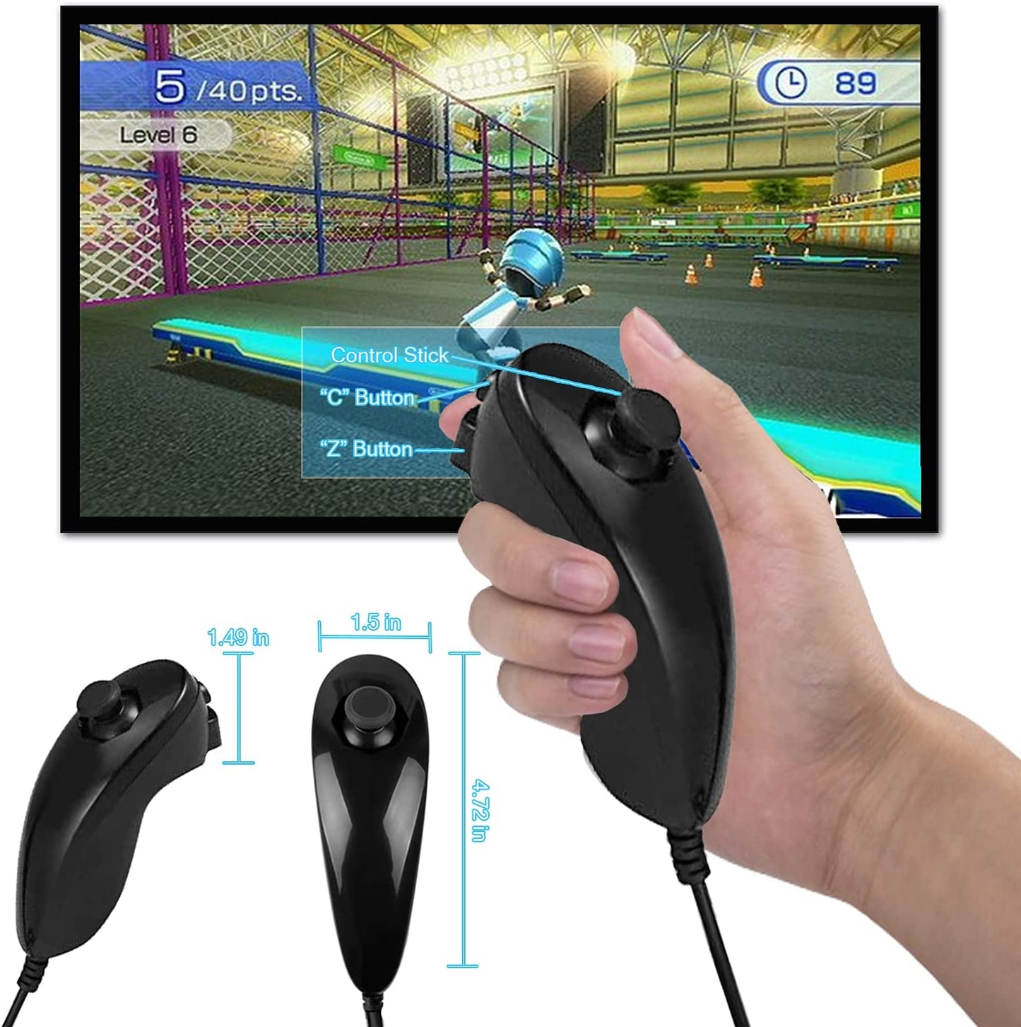 Wii Remote and Nunchuck Controller