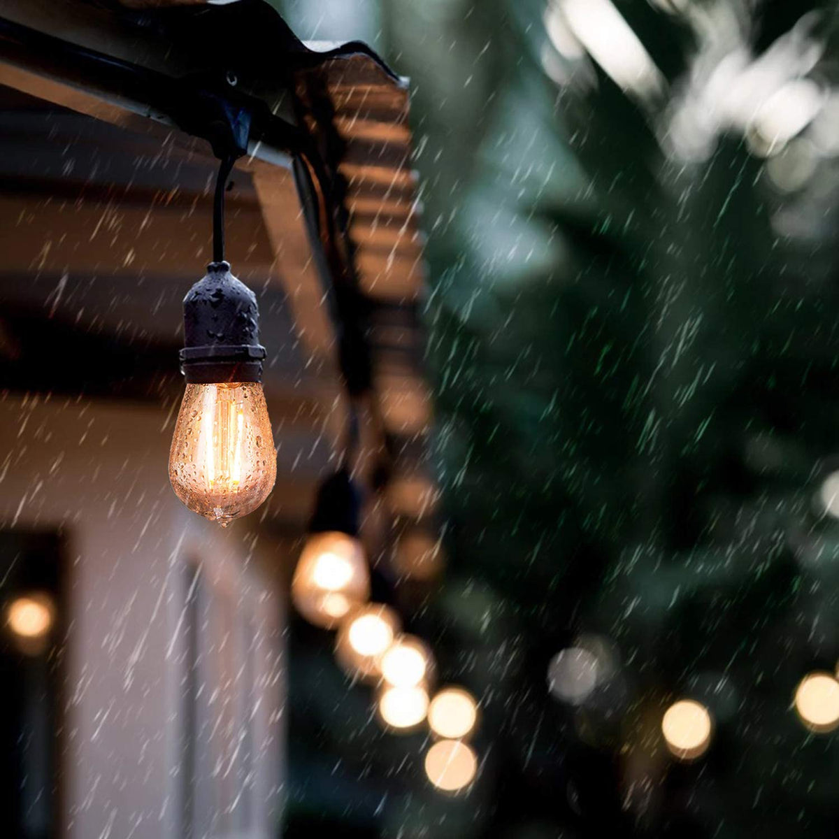 Festoon Light String Lights 20M 24 LED Bulbs