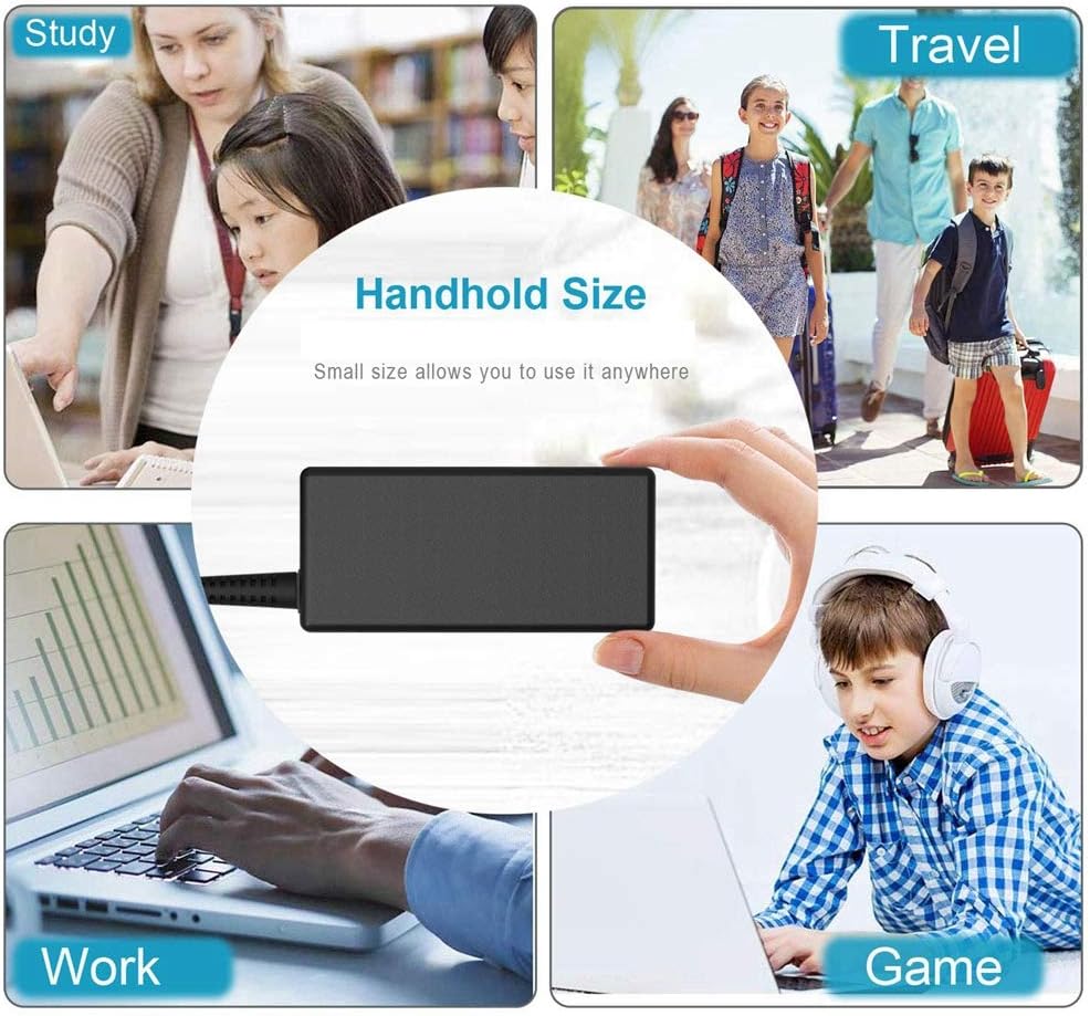 HP Laptop Charger 65W 45W Smart Blue Tip Power Adapter