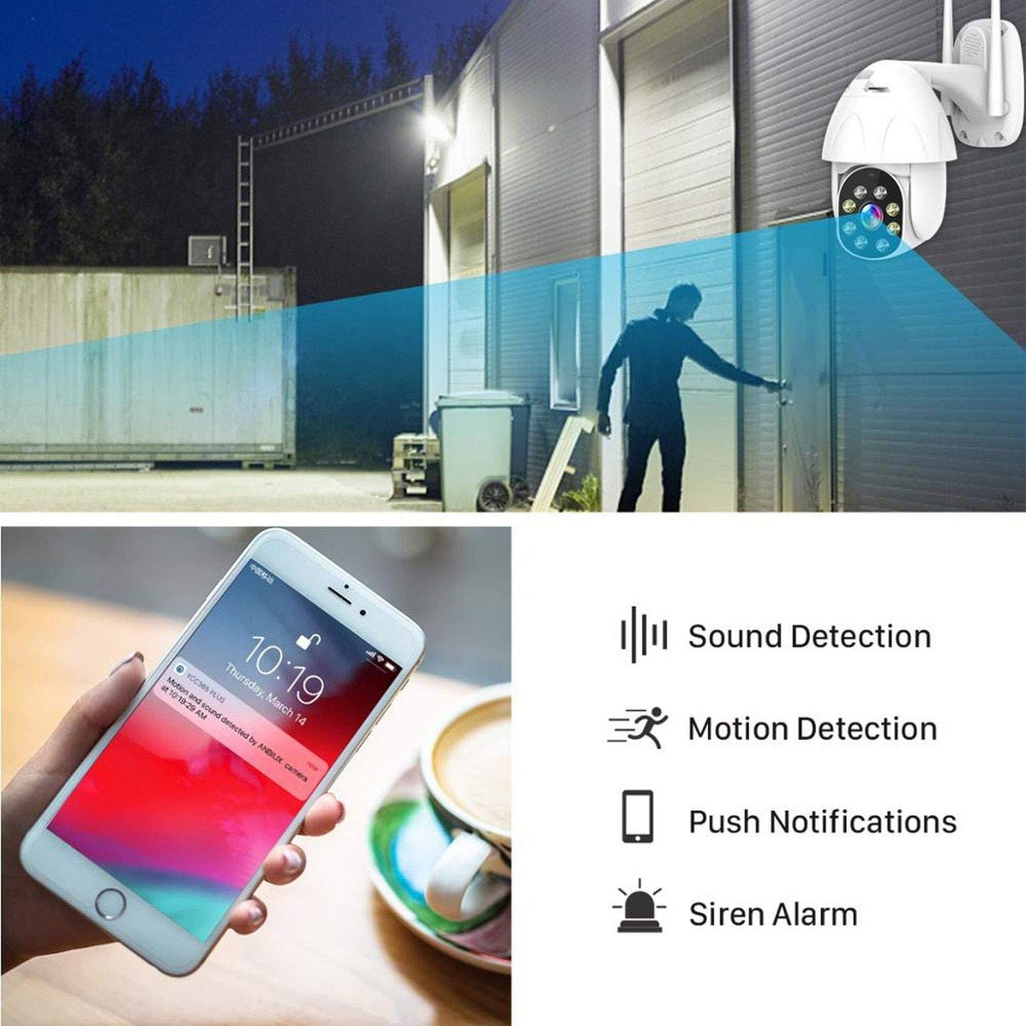 Wireless Security Camera 1080P