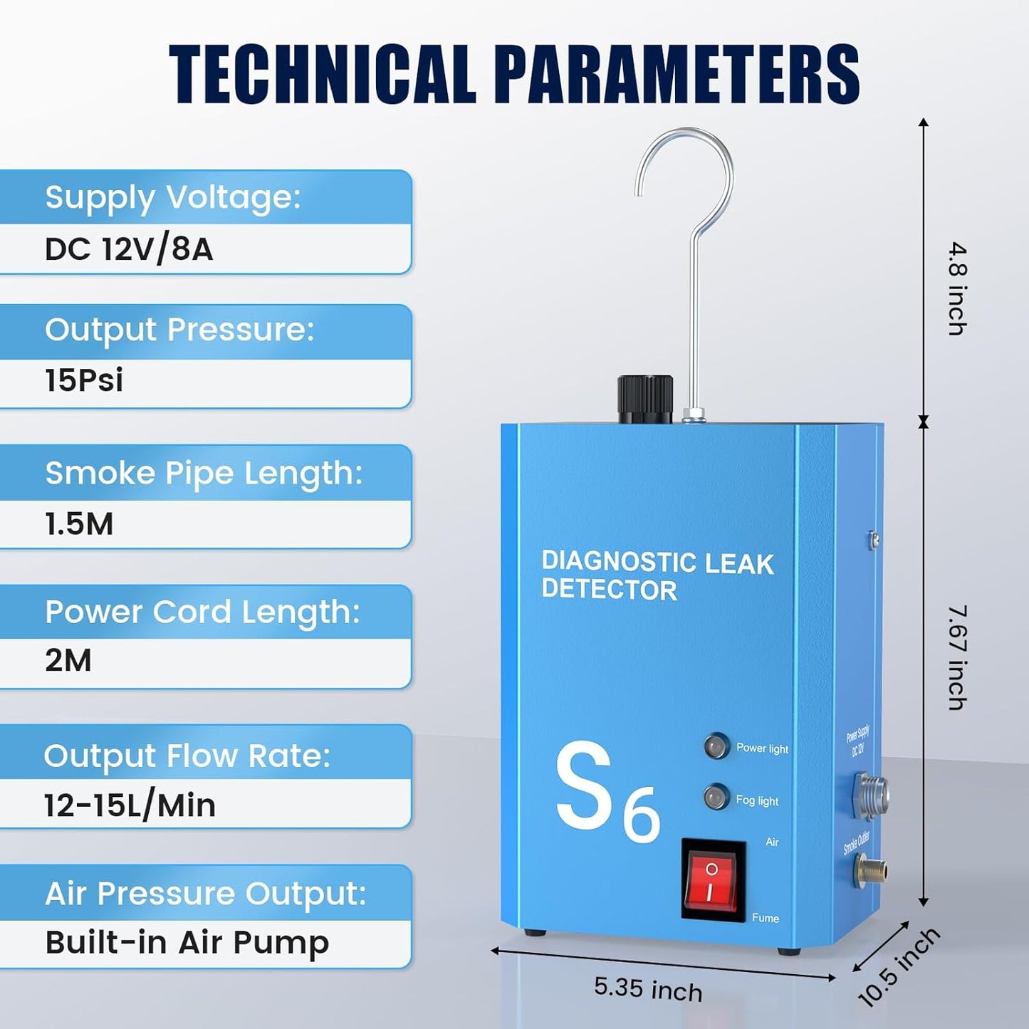 Automotive Smoke Machine Leak Detection Tester