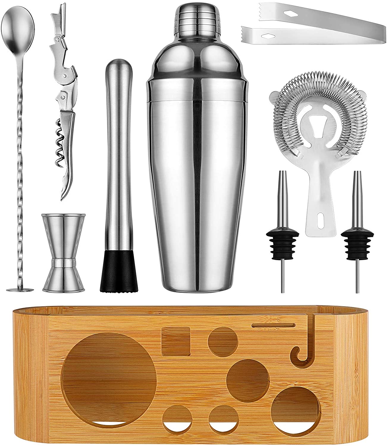 Premium Cocktail Shaker Set Bartender Kit