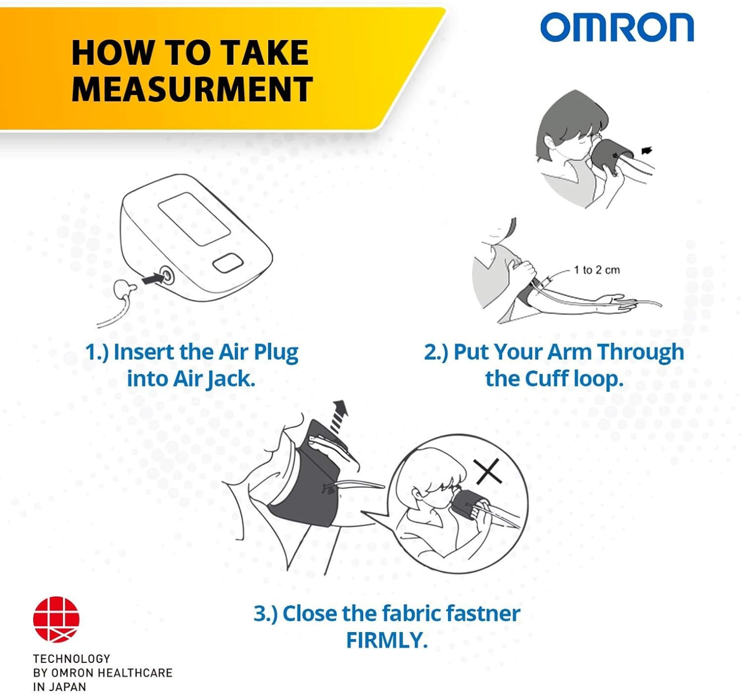 Omron Blood Pressure Monitor HEM7121J
