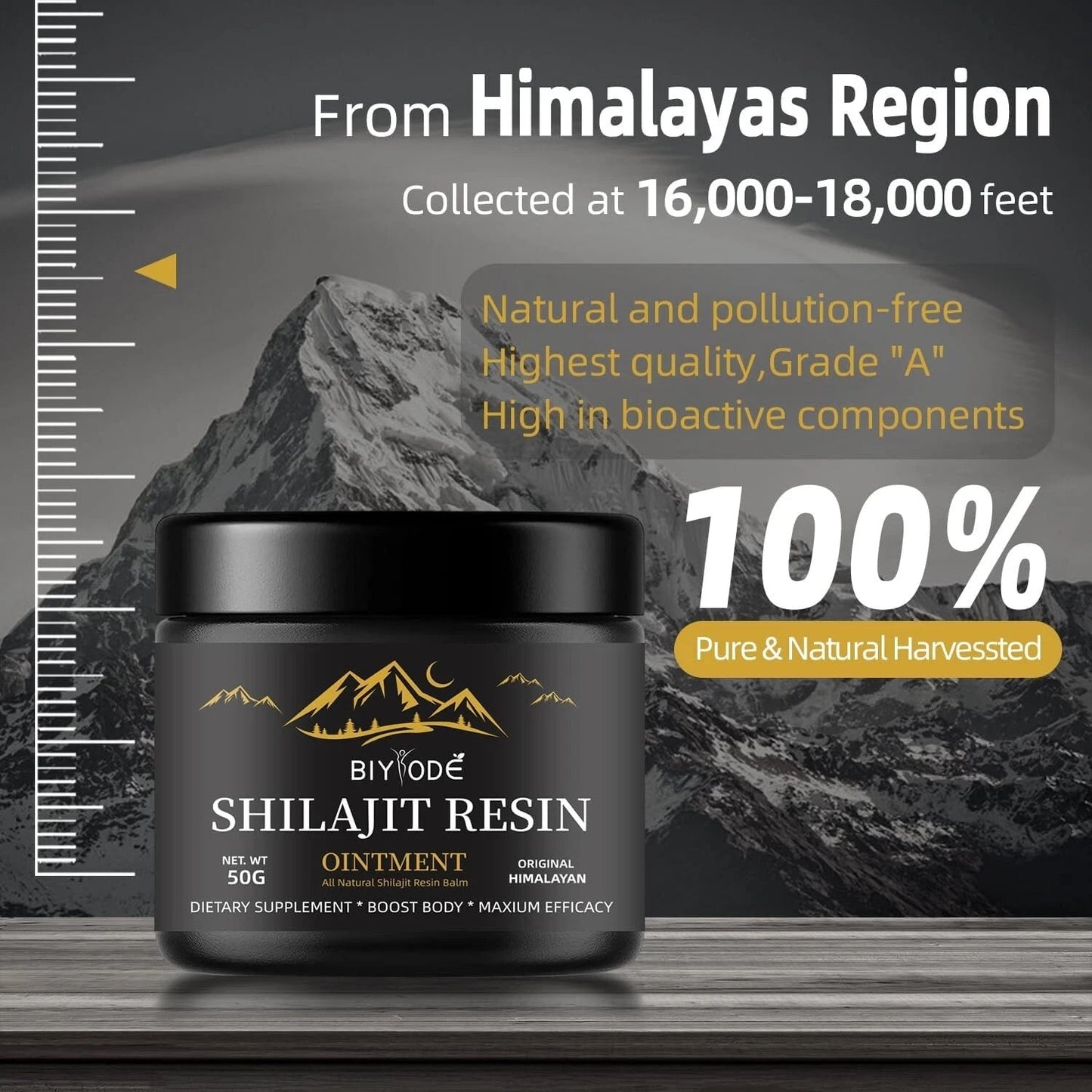 Organic Shilajit Resin 50g -1PK