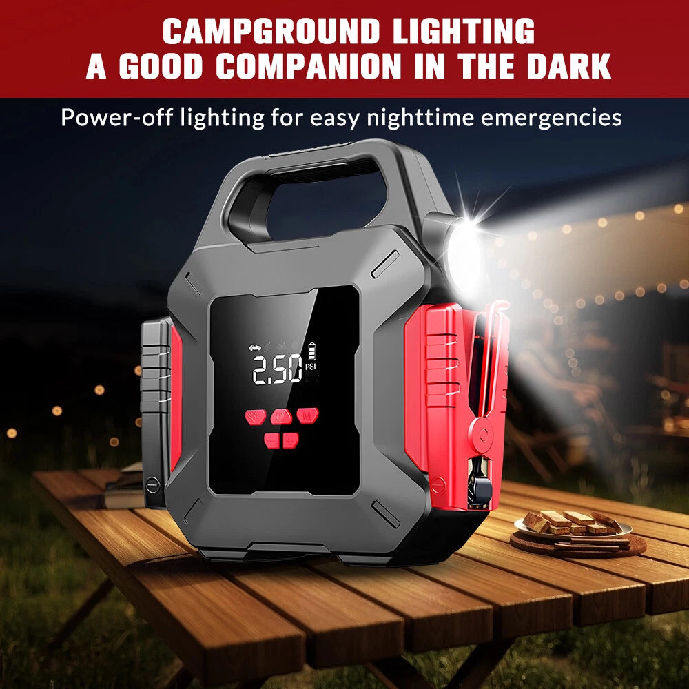 Car Jump Starter with Tyre Inflator