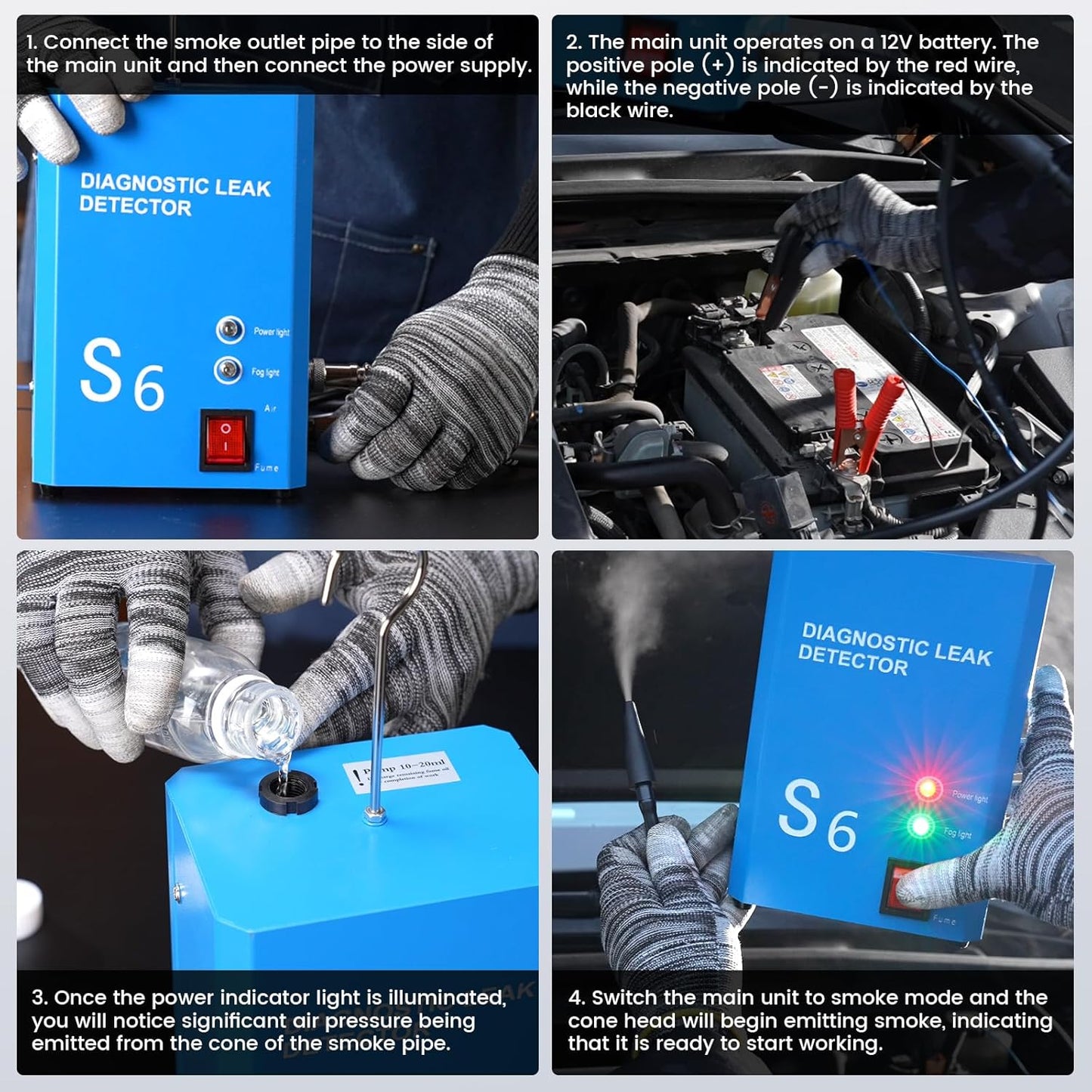 Automotive Smoke Machine Leak Detection Tester