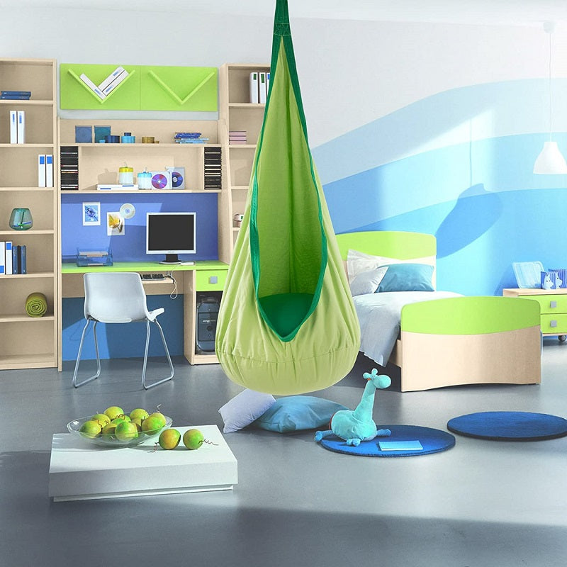 Kids Pod Swing Chair Tent Hanging Seat Hammock