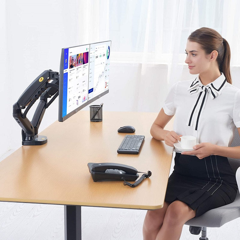 Dual Arm Monitor Stand Bracket Mount